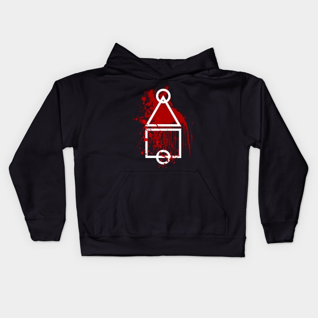 squid game Kids Hoodie by sisidsi